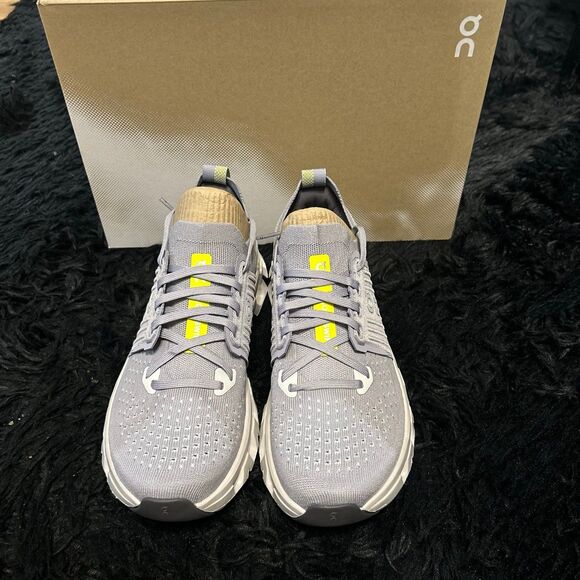 On CLOUDSWIFT lilac Wolf running athletic training lace up shoes sneakers sz8 - Picture 7 of 8